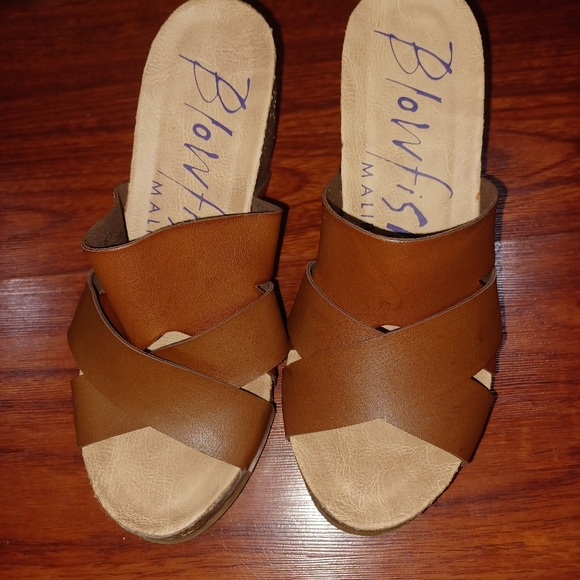 Blowfish Shoes - Blow fish wedge backless sandles